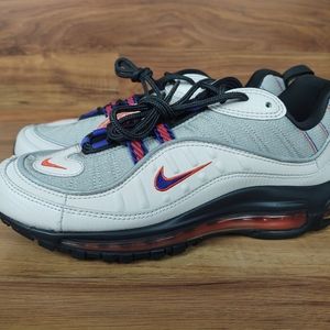 Air Max 98 SE White Grey Multi GS 7Y Women's 8.5 N